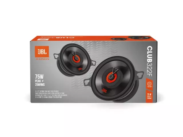 JBL Club 322F 2-Wege Lautsprecher | Koax | 8,7cm | 75 Watt