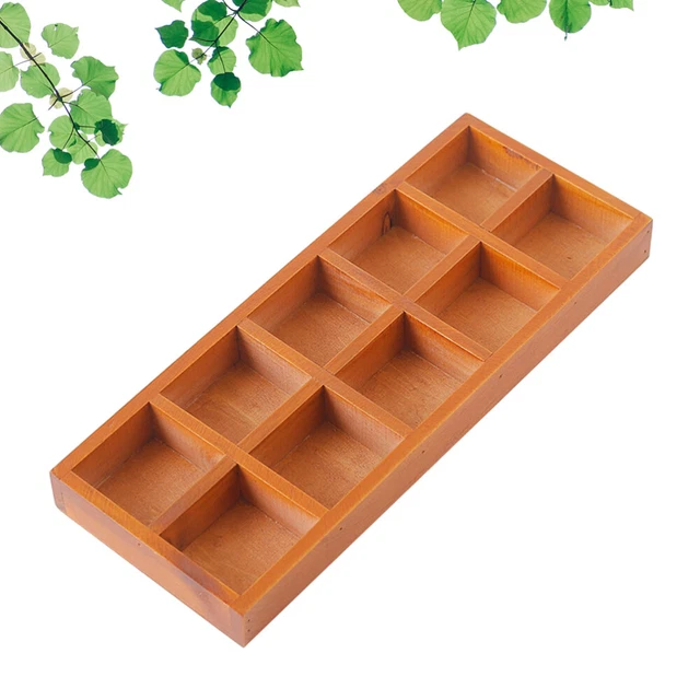 Legno ufficio vassoi di legno condivisi organizzatore cassetti fuori