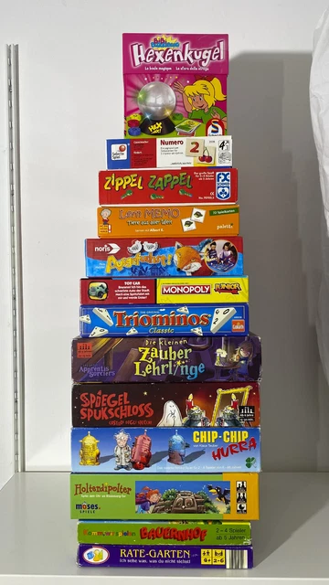 Spiele zur Auswahl / Drei Magier / Zippel Zappel / Monopoly / Bauernhof / uvm