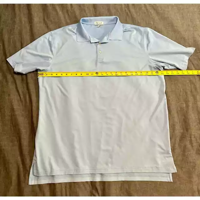 PETER MILLER LIGHT blue Polo Golf Shirt Mens XL $26.95 - PicClick