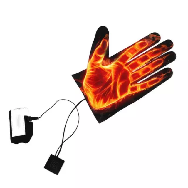 USB Heated Gloves Winter Warm Five-Finger Gloves Heating Pad Electric Heating G1