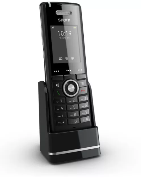 snom m65 DECT Mobilteil HD Audioqualität Farb-LCD-Display, BRANDNEU