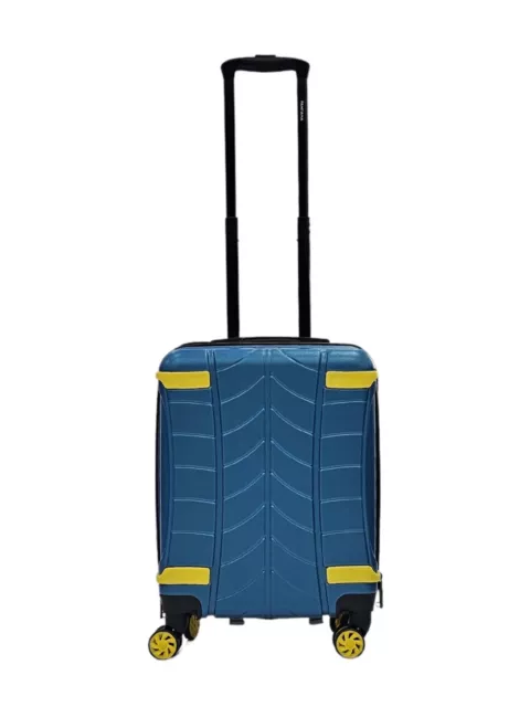 Viaje Funda Azul Cabina 4 Rueda Carcasa Dura Tsa Maletas Juego Equipaje Bolsas