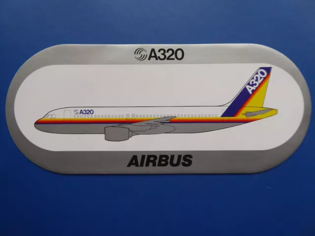 Autocollant Sticker Aufkleber Airbus Industrie Avion Airbus A320 Airliner