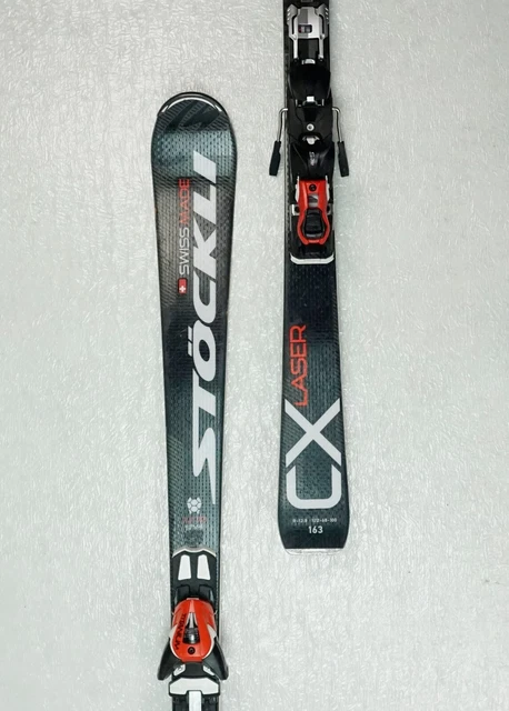 Stöckli Laser CX Turtle Slalom Carver Ski 163cm + Titanium SP 12 Mo. 2017 (TB#27