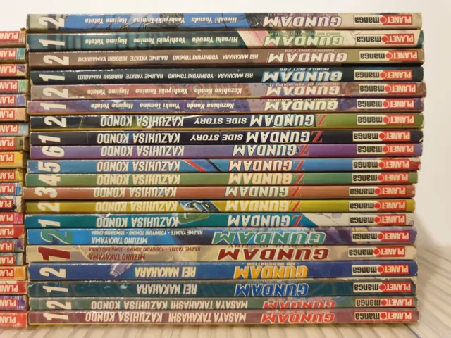 Lotto Gundam 0079/Z/Record Of Ms Wars E Altri Planet Manga Prima Edizione Ottimi 3