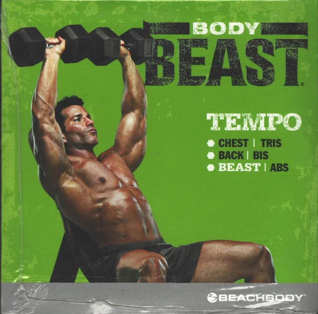 SEALED BEACHBODY BODY Beast Tempo Bonus Strength Workout DVD CHEST TRIS