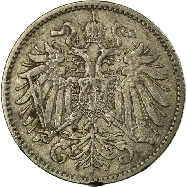 [#678283] Monnaie, Autriche, Franz Joseph I, 10 Heller, 1895, TB+, Nickel, KM:28