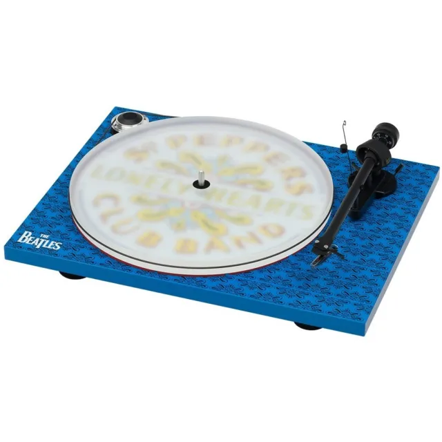 Pro-Ject Essential III - Beatles Sergeant Pepper‘S Drum + Ortofon OM10 New