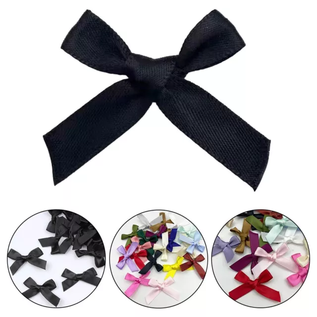 Eye Catching Black Bow Decoration Set with 50 Double Sided Polyester Bows