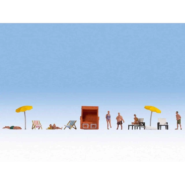 Noch 16205 1/87 H0 Personnages Figurines Baignade Autour De La Plage Ho