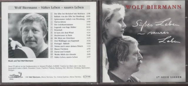 CD Wolf Biermann - Süßes Leben - saures Leben - 17 neue Lieder