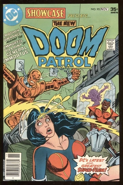 Showcase (1956) #95 / Jim Aparo "Headlights" Cover / Doom Patrol 9.0 Vf/Nm