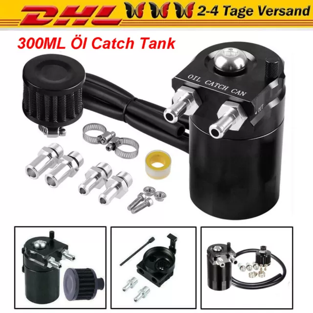 Universal Öl Catch Tank mit Filter Oil Can Auffangbehälter Ölsammler Ölbehälter 3