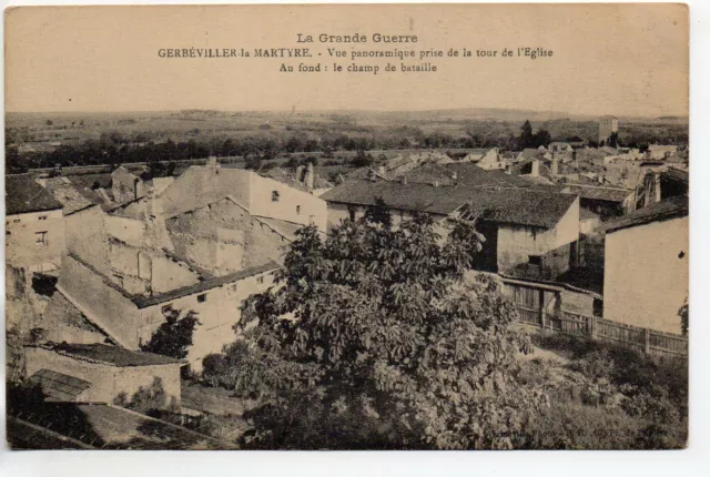 GERBEVILLER - Meurthe et Moselle - CPA 54 - vue panoramique