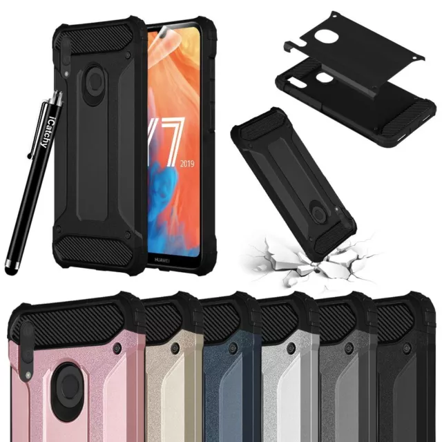 Huawei Y7 2019 Phone Case Heavy Duty Armor Shockproof Cover for Honor