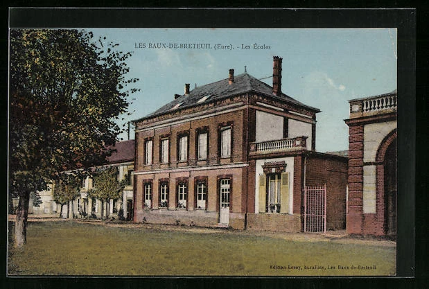 CPA Les Baux-de-Breteuil, Les Ecoles