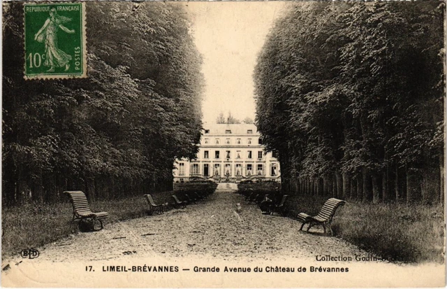 CPA Limeil Brevanne Grande avenue du Chateau de Brevannes (1349016)