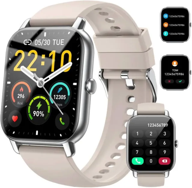 Smartwatch Donna Uomo, Effettua o Risposta Chiamate, 1.85" Orologio Smartwatch