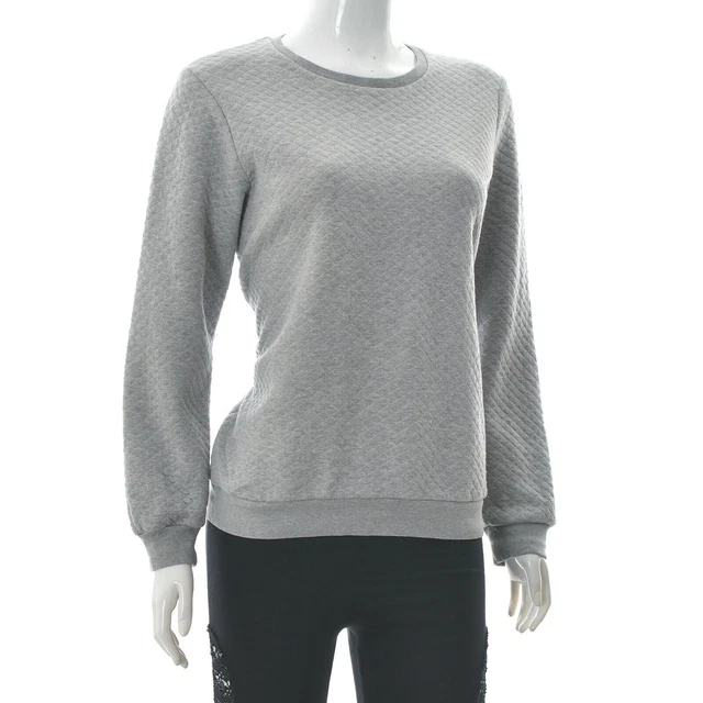 GANT Pull Femmes Col Rond Coupe Décontracté Matelassé Manches Longues TAILLE S
