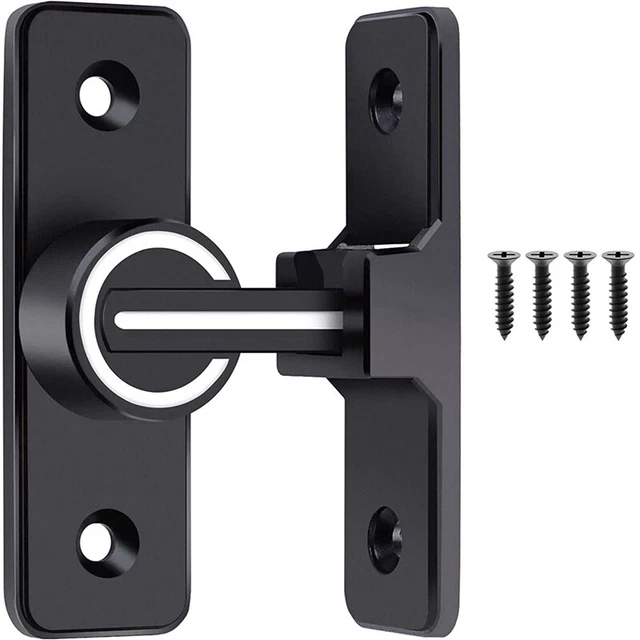 Barn Door Lock,Sliding Barn Door ,Luminous 90 Degree Heavy Duty Gate Suitable fo