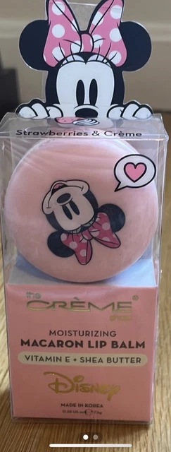 The Creme Shop Minnie Mouse Macaron Lip Balm Strawberries Cream