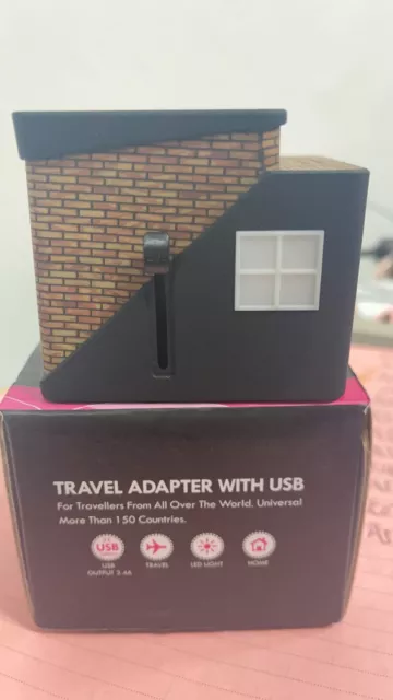 Universal Travel Adapter,Worldwide Travel Adapter with 3USB + 1Type C Ports