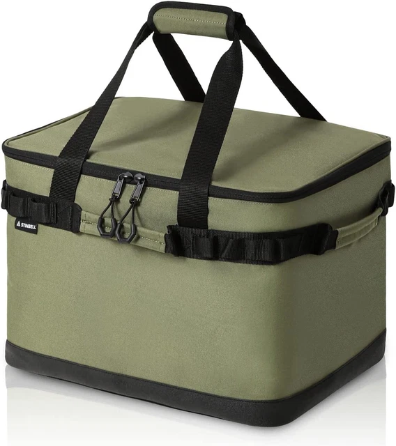 Gear case soft container camping container tool box STINBELL (M size, olive)