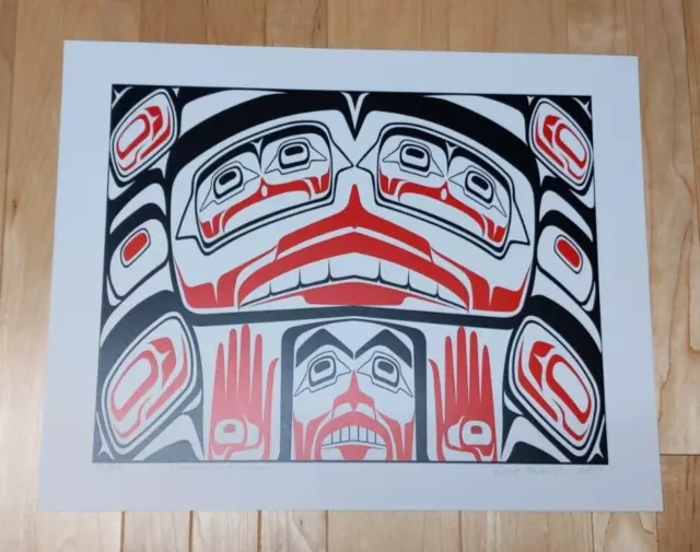 Human Chest Design by Eric Parnell Haida Signed Limited Edition Print 54/100
