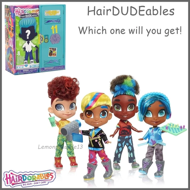 Hairdorables Series 3 Hair DUDEables Boy Doll 11 Surprises Inside NEW & SEALED