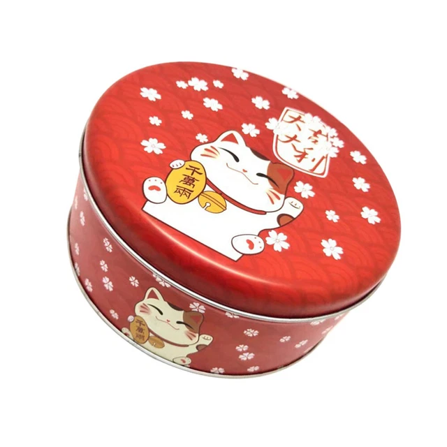 1pc Cookie Zinn für Geschenk Geben Cookie Geschenk Dosen Küche Sortierung Box