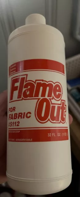Flameout Fire Retardant Spray For Fabric - Odorless and Non Toxic - 32 oz Quart
