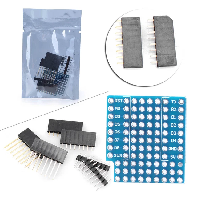 1pcs D1 Mini Prototype Board Expansion Shield 2.58*2.81*0.16cm PCB Brand New