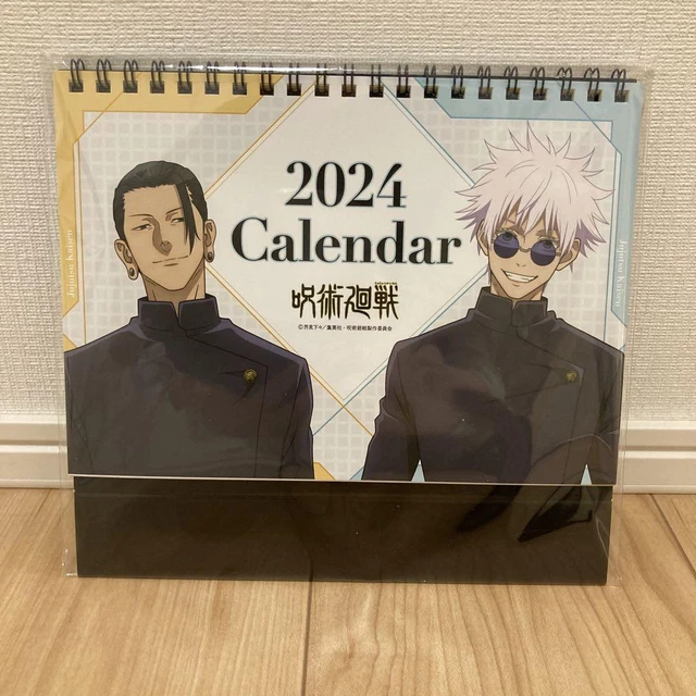 JUJUTSU KAISEN 2024 Desk Calendar Kaitama Tamaori Gojo Satoru Natsu Yuketsu £67.72 PicClick UK