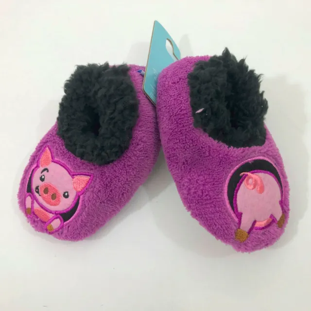 Baby Snoozies Slippers Non Skid Baby 3-6 Months Piggy