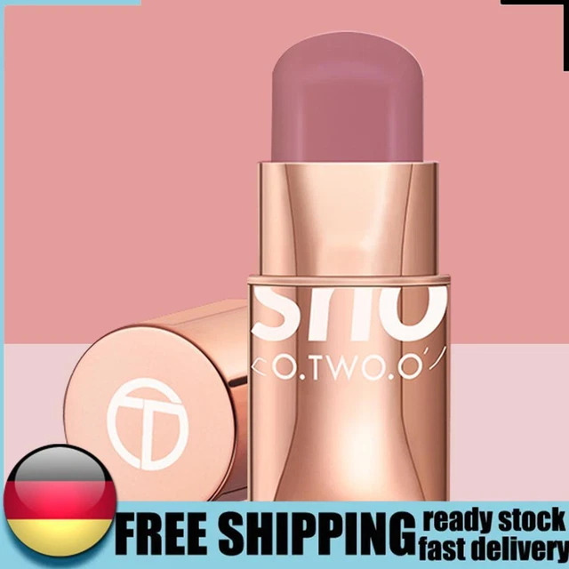 Rouge-Stick hidratante cara rojo palo brillante para piel de mujer