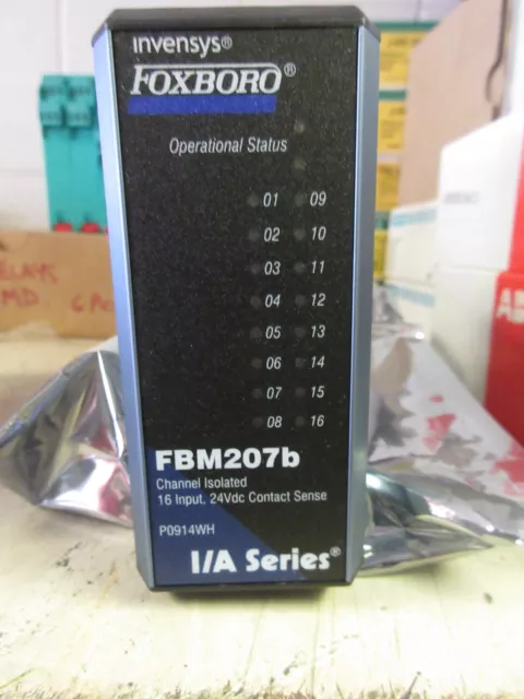 FOXBORO FBM 207B Channel isolated 16 input 24Vdc Contact sense, P091 4WH REDUCED