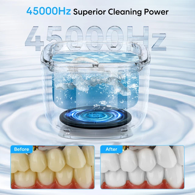 PORTABLE RETAINER WASHING Machine Multimode Ultrasonic Cleaner