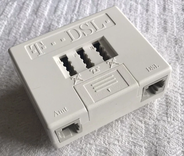 ORIGINAL T DSL Splitter - DSL / Telefon Verteiler - VOGT electronic EUR ...