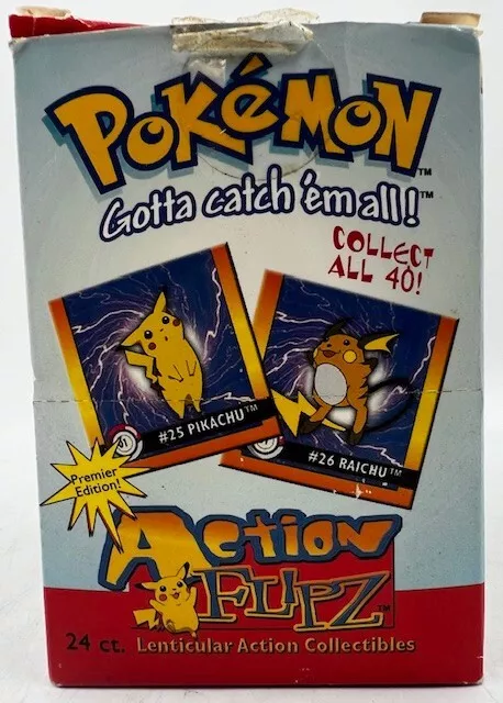 1999 Pokemon Action Flipz Premier Edition 24 Packs Sealed