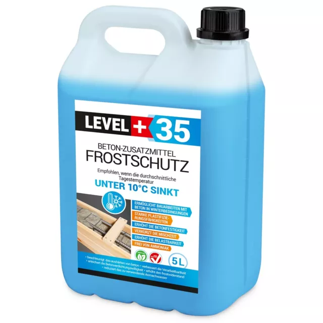 Beton-Zusatzmittel  25L Frostschutz Plastifizierer Beton-Verflüssiger RM35 2