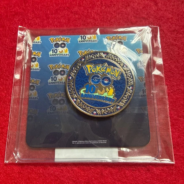 POKEMON 10TH ANNIVERSARY Medal Pokemon Coin Pokemon GO Medal