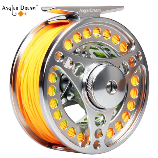 FLY FISHING REEL 3/4 5/6 7/8WT Trout Fly Reels CNC Machined Large Full  Aluminum $73.51 - PicClick AU