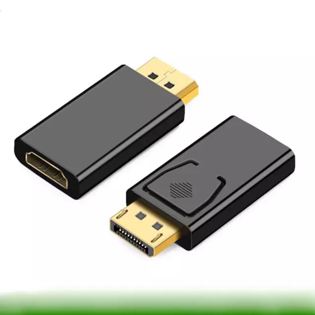 Convertidor adaptador mini puerto de pantalla DP macho a HDMI hembra para dispositivos HDMI
