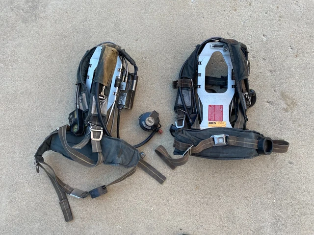 Lot of 2 SCBA Air Pak Harnesses