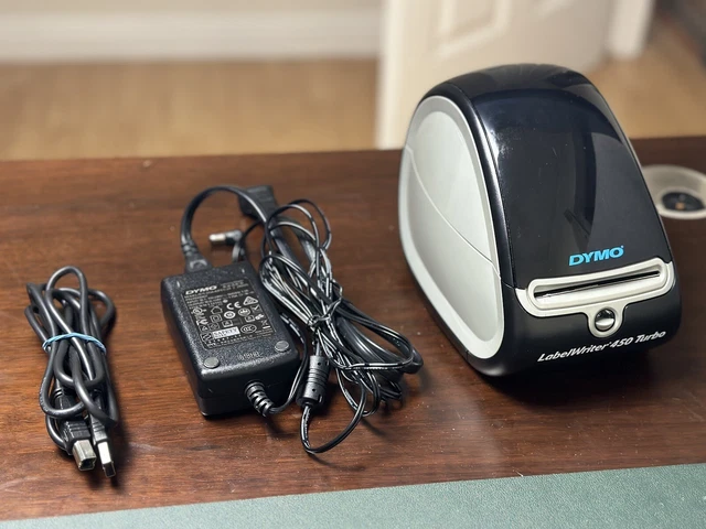 Dymo LabelWriter 450 Turbo Thermal Label Printer 1750283(Tested And Working!)