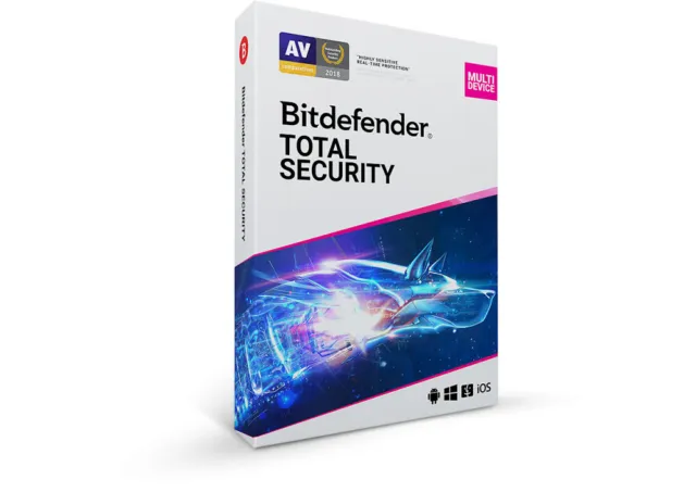 Bitdefender Total Security 2024, 5 Geräte, 18 Monate(1,5 Jahre)Download