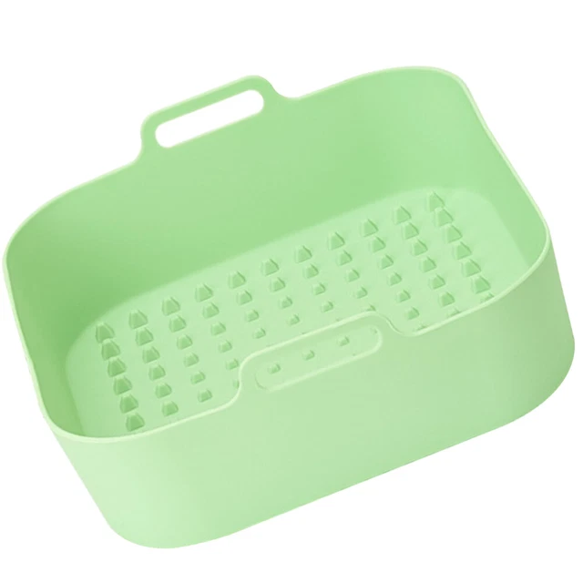 Freidora de aire caliente moldes para hornear de silicona freidora para el hogar cuadrado