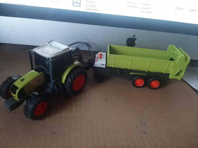 Dickie Toys - Tracteur CLAAS et Remorque