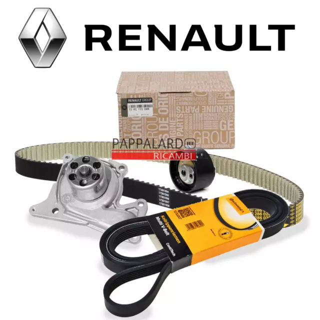 KIT DISTRIBUZIONE + POMPA ACQUA + SERVIZI RENAULT KANGOO MEGANE SCENIC 1.5 dci